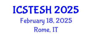 International Conference on Solar Thermal Energy and Solar Heating (ICSTESH) February 18, 2025 - Rome, Italy