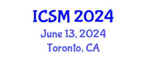 International Conference on Solid Mechanics (ICSM) June 13, 2024 - Toronto, Canada
