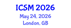 International Conference on Solid Mechanics (ICSM) May 24, 2026 - London, United Kingdom