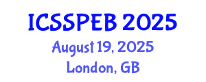 International Conference on Solid-State Physics and Energy Bands (ICSSPEB) August 19, 2025 - London, United Kingdom