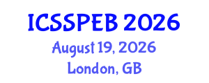 International Conference on Solid-State Physics and Energy Bands (ICSSPEB) August 19, 2026 - London, United Kingdom