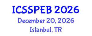 International Conference on Solid-State Physics and Energy Bands (ICSSPEB) December 20, 2026 - Istanbul, Turkey