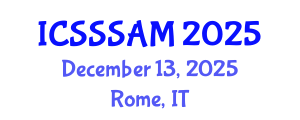 International Conference on Solid-State Sensors, Actuators and Microsystems (ICSSSAM) December 13, 2025 - Rome, Italy