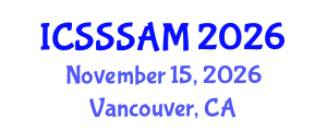 International Conference on Solid-State Sensors, Actuators and Microsystems (ICSSSAM) November 15, 2026 - Vancouver, Canada International Conference on Solid-State Sensors, Actuators and Microsystems (ICSSSAM) November 15, 2026 - Vancouver, Canada