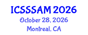 International Conference on Solid-State Sensors, Actuators and Microsystems (ICSSSAM) October 28, 2026 - Montreal, Canada International Conference on Solid-State Sensors, Actuators and Microsystems (ICSSSAM) October 28, 2026 - Montreal, Canada