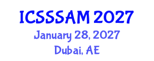 International Conference on Solid-State Sensors, Actuators and Microsystems (ICSSSAM) January 28, 2027 - Dubai, United Arab Emirates International Conference on Solid-State Sensors, Actuators and Microsystems (ICSSSAM) January 28, 2027 - Dubai, United Arab Emirates