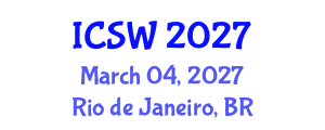 International Conference on Solid Waste (ICSW) March 04, 2027 - Rio de Janeiro, Brazil International Conference on Solid Waste (ICSW) March 04, 2027 - Rio de Janeiro, Brazil