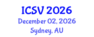 International Conference on Sound and Vibration (ICSV) December 02, 2026 - Sydney, Australia International Conference on Sound and Vibration (ICSV) December 02, 2026 - Sydney, Australia