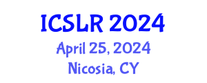 International Conference on Space Law and Resources (ICSLR) April 25, 2024 - Nicosia, Cyprus