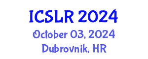 International Conference on Space Law and Resources (ICSLR) October 03, 2024 - Dubrovnik, Croatia