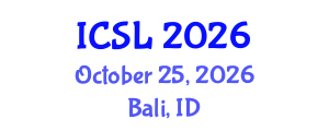 International Conference on Space Law (ICSL) October 25, 2026 - Bali, Indonesia