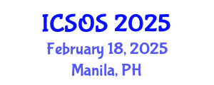 International Conference on Space Optical Systems (ICSOS) February 18, 2025 - Manila, Philippines