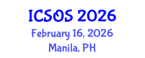 International Conference on Space Optical Systems (ICSOS) February 16, 2026 - Manila, Philippines International Conference on Space Optical Systems (ICSOS) February 16, 2026 - Manila, Philippines