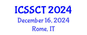International Conference on Space Science and Communication Technology (ICSSCT) December 16, 2024 - Rome, Italy
