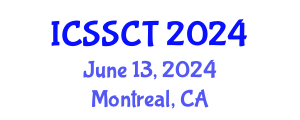 International Conference on Space Science and Communication Technology (ICSSCT) June 13, 2024 - Montreal, Canada