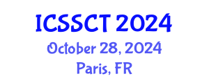 International Conference on Space Science and Communication Technology (ICSSCT) October 28, 2024 - Paris, France