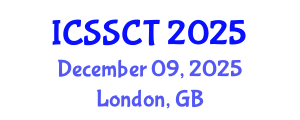 International Conference on Space Science and Communication Technology (ICSSCT) December 09, 2025 - London, United Kingdom