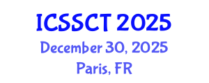 International Conference on Space Science and Communication Technology (ICSSCT) December 30, 2025 - Paris, France