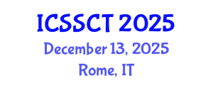 International Conference on Space Science and Communication Technology (ICSSCT) December 13, 2025 - Rome, Italy