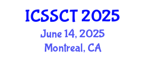 International Conference on Space Science and Communication Technology (ICSSCT) June 14, 2025 - Montreal, Canada