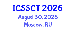 International Conference on Space Science and Communication Technology (ICSSCT) August 30, 2026 - Moscow, Russia