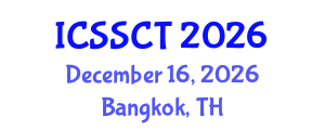 International Conference on Space Science and Communication Technology (ICSSCT) December 16, 2026 - Bangkok, Thailand International Conference on Space Science and Communication Technology (ICSSCT) December 16, 2026 - Bangkok, Thailand