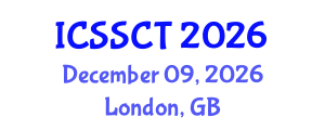 International Conference on Space Science and Communication Technology (ICSSCT) December 09, 2026 - London, United Kingdom