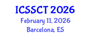 International Conference on Space Science and Communication Technology (ICSSCT) February 11, 2026 - Barcelona, Spain