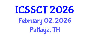 International Conference on Space Science and Communication Technology (ICSSCT) February 02, 2026 - Pattaya, Thailand International Conference on Space Science and Communication Technology (ICSSCT) February 02, 2026 - Pattaya, Thailand
