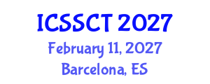 International Conference on Space Science and Communication Technology (ICSSCT) February 11, 2027 - Barcelona, Spain International Conference on Space Science and Communication Technology (ICSSCT) February 11, 2027 - Barcelona, Spain