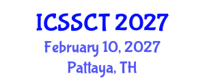 International Conference on Space Science and Communication Technology (ICSSCT) February 10, 2027 - Pattaya, Thailand International Conference on Space Science and Communication Technology (ICSSCT) February 10, 2027 - Pattaya, Thailand