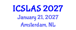 International Conference on Spanish and Latin American Studies (ICSLAS) January 21, 2027 - Amsterdam, Netherlands International Conference on Spanish and Latin American Studies (ICSLAS) January 21, 2027 - Amsterdam, Netherlands