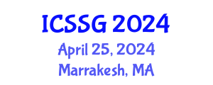 International Conference on Spatial Statistics and Geostatistics (ICSSG) April 25, 2024 - Marrakesh, Morocco
