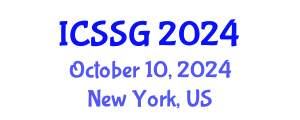 International Conference on Spatial Statistics and Geostatistics (ICSSG) October 10, 2024 - New York, United States