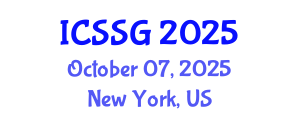 International Conference on Spatial Statistics and Geostatistics (ICSSG) October 07, 2025 - New York, United States