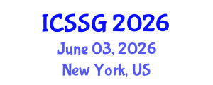 International Conference on Spatial Statistics and Geostatistics (ICSSG) June 03, 2026 - New York, United States