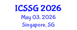 International Conference on Spatial Statistics and Geostatistics (ICSSG) May 03, 2026 - Singapore, Singapore