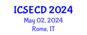 International Conference on Special Education and Child Development (ICSECD) May 02, 2024 - Rome, Italy