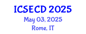 International Conference on Special Education and Child Development (ICSECD) May 03, 2025 - Rome, Italy