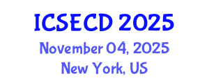 International Conference on Special Education and Child Development (ICSECD) November 04, 2025 - New York, United States