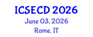 International Conference on Special Education and Child Development (ICSECD) June 03, 2026 - Rome, Italy