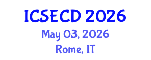 International Conference on Special Education and Child Development (ICSECD) May 03, 2026 - Rome, Italy