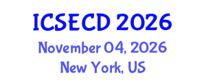 International Conference on Special Education and Child Development (ICSECD) November 04, 2026 - New York, United States International Conference on Special Education and Child Development (ICSECD) November 04, 2026 - New York, United States