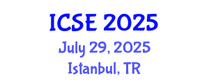 International Conference on Special Education (ICSE) July 29, 2025 - Istanbul, Turkey