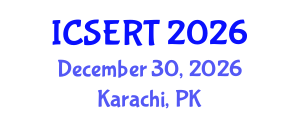 International Conference on Special Education Regulations and Technology (ICSERT) December 30, 2026 - Karachi, Pakistan International Conference on Special Education Regulations and Technology (ICSERT) December 30, 2026 - Karachi, Pakistan
