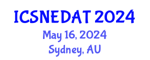 International Conference on Special Needs Education and Different Approaches of Teaching (ICSNEDAT) May 16, 2024 - Sydney, Australia
