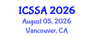 International Conference on Spectroscopy and Spectral Analysis (ICSSA) August 05, 2026 - Vancouver, Canada