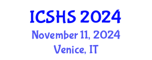 International Conference on Speech and Hearing Sciences (ICSHS) November 11, 2024 - Venice, Italy