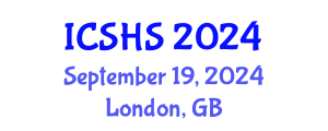 International Conference on Speech and Hearing Sciences (ICSHS) September 19, 2024 - London, United Kingdom