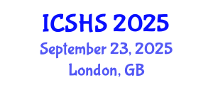 International Conference on Speech and Hearing Sciences (ICSHS) September 23, 2025 - London, United Kingdom
